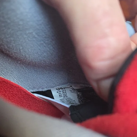 Jordan Black and Red Sneakers - Picture 7 of 12